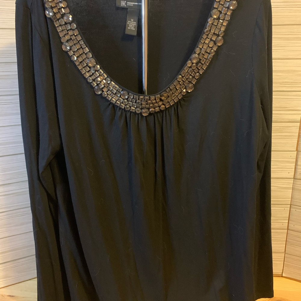 INC International Concepts Black Top